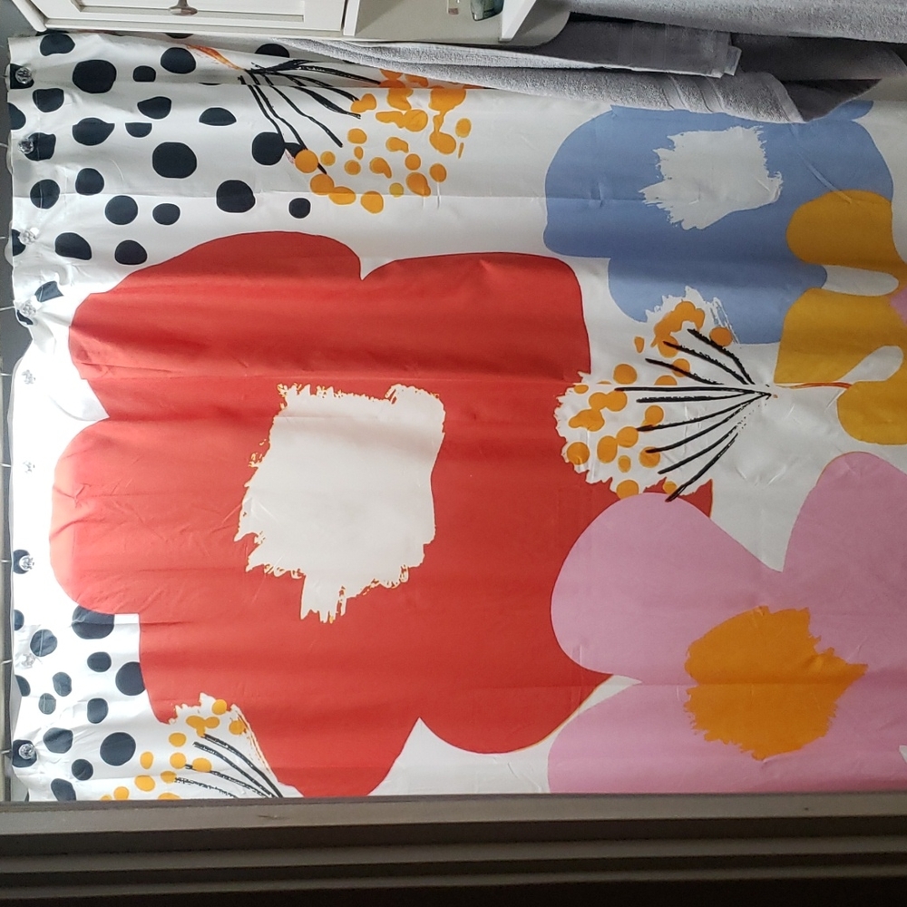 Simply Essential Floral Shower Curtain